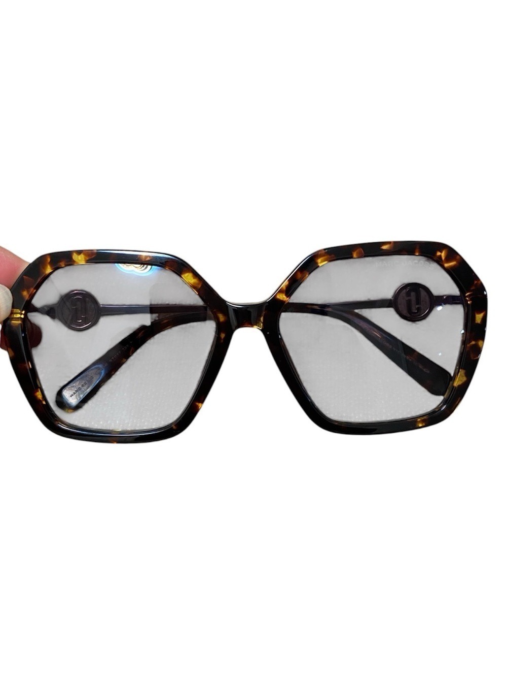 Marc Jacobs Geometric Tortoiseshell Women's Glasses NWOT - Picture 1 of 7